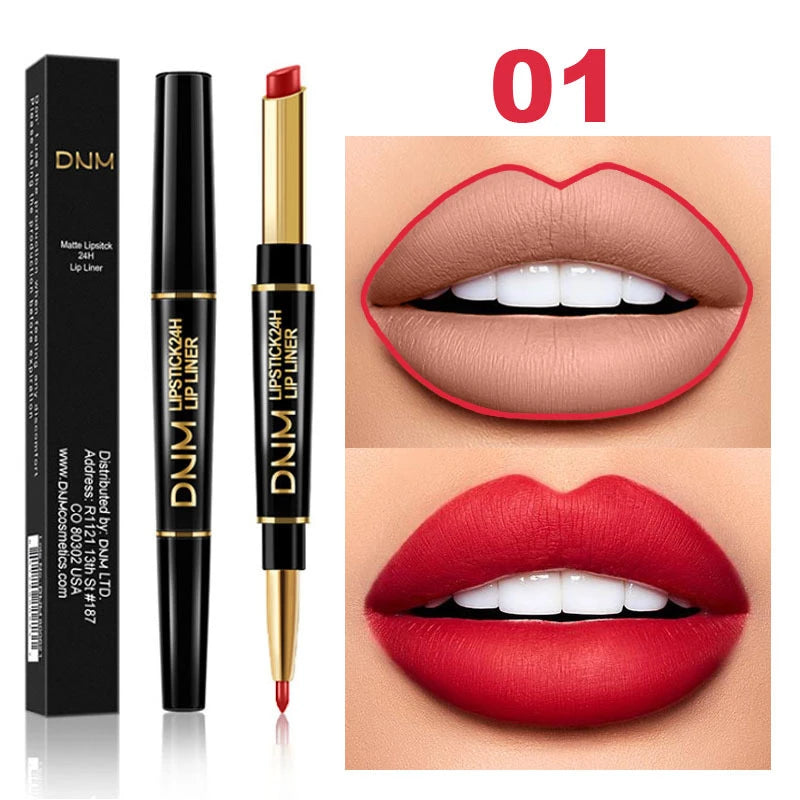 Lipstick Set Sexy Beauty Long Lasting Waterproof Pigment Matte Lipstick Pencils Moisturizer Lips Makeup Kit