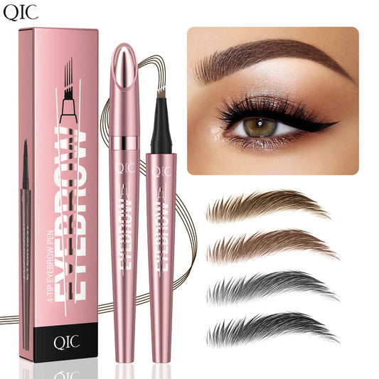 Crayon EyebloggPays l 3D Microblading, Imperméable, Marron Foncé, Couleur Naturelle, Course Fine, Magic EyebloggPays l, 4 Fork Tip, Dames, Nouveau, 2024