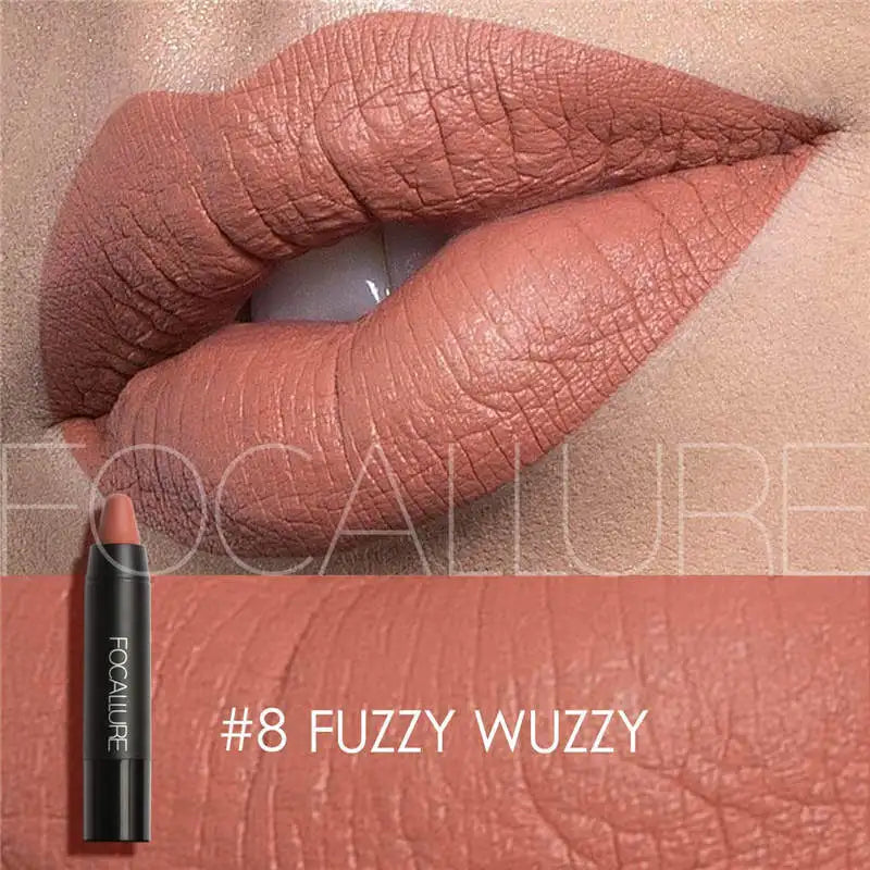 FOCALLURE Brand 19 Colors Matte Lipstick Waterproof Long lasting Cosmetic Easy to Wear Lip stick Matte Lip Batom