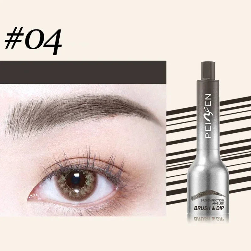 EyebloggPays l-Crayon de embau3D, ligne des cheveux, anti-bavure, imperméable, durable, sourcils noirs et bruns, grande brosse, naturel, sauvage, crème rehaussante